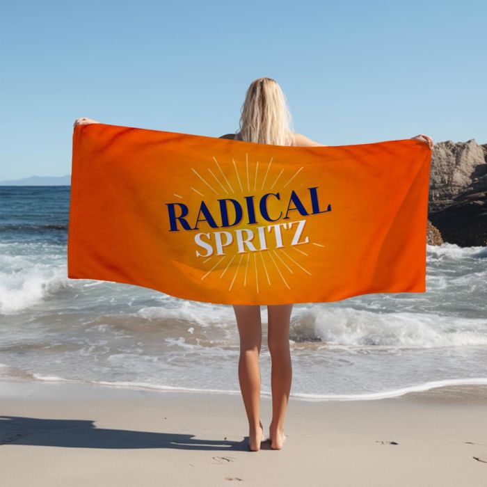 Telo Mare Personalizzato con due Frasi