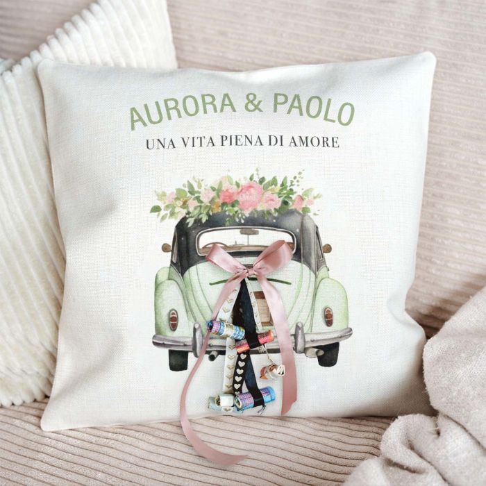 Cuscino Personalizzato Regalo di Denaro per un Matrimonio