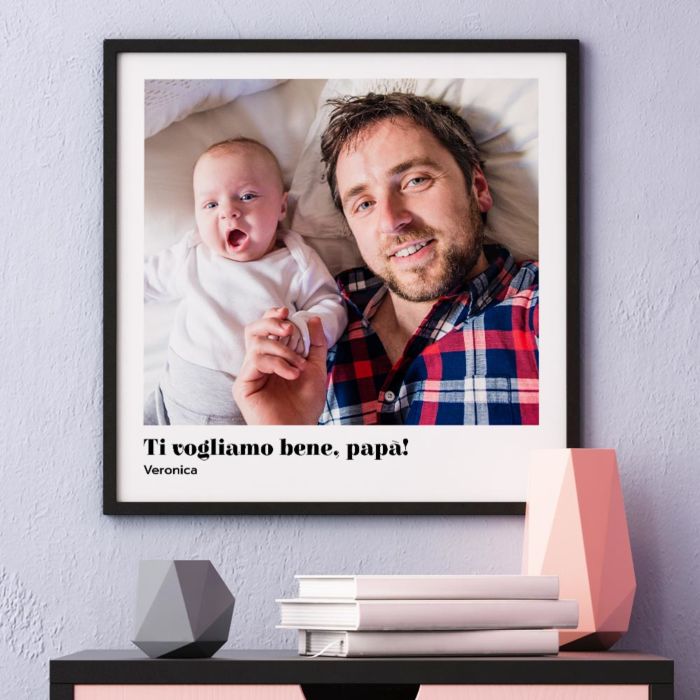 Poster Personalizzato con Foto e Testo