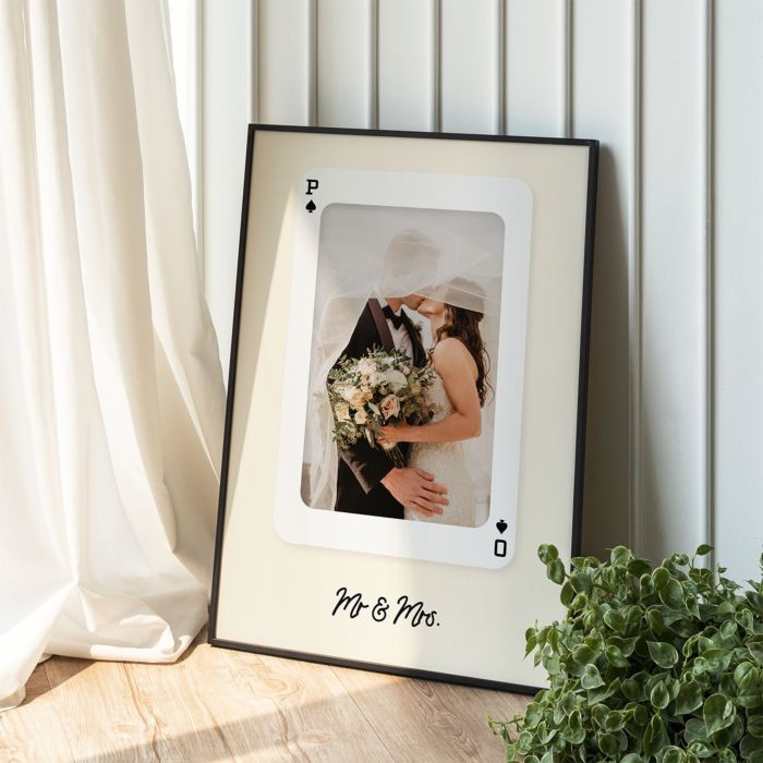 Poster Personalizzato Carta da Gioco con Foto e Testo